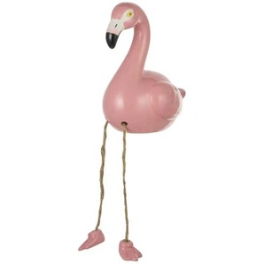 Dekofigur Flamingo - rosa/pink - Steingut - 12 cm - 14,5 cm - cm 8,5 | Möbel Kraft