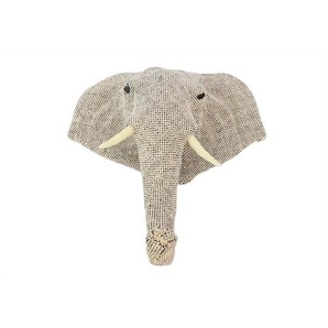 Dekohänger , Hellgrau , Textil , 43 cm , Dekoration, Skulpturen & Dekoobjekte, Dekoobjekte