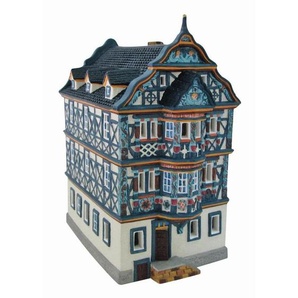 Dekohaus, Mehrfarbig, Keramik, 11x17x21 cm, Dekoration, Skulpturen & Dekoobjekte, Dekoobjekte