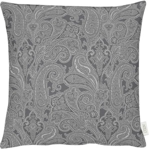 Dekokissen APELT 3313 Dekokissen_Sitzkissen_Kissenhüllen Gr. B/L: 39 cm x 39 cm, 1 St., Polyester, schwarz (schwarz, paisleymuster) Dekokissen Kopfkissen Kissenhülle mit Füllung, 1 Stück