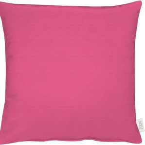 Dekokissen APELT 4362 Rips Uni Dekokissen_Sitzkissen_Kissenhüllen Gr. B/L: 51 cm x 51 cm, 1 St., pink (pink, unifarben) Dekokissen uni Kissenhülle mit Füllung, 1 Stück