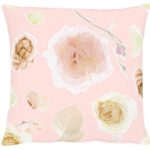 Dekokissen APELT 6102 Dekokissen_Sitzkissen_Kissenhüllen Gr. B/L: 48 cm x 48 cm, 1 St., rosa (rosé, bedruckt) Dekokissen gemustert