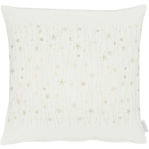 Dekokissen APELT 6301 Dekokissen_Sitzkissen_Kissenhüllen Gr. B/L: 48 cm x 48 cm, 1 St., Polyester, beige (goldfarben, natur, gemustert) Dekokissen gemustert