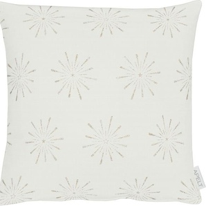 Dekokissen APELT 6302 Dekokissen_Sitzkissen_Kissenhüllen Gr. B/L: 39 cm x 39 cm, 1 St., Polyester, beige (goldfarben, natur, gemustert) Dekokissen gemustert