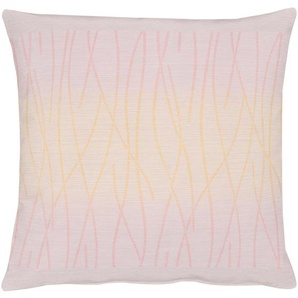 Dekokissen APELT 7902 Loft Gold Dekokissen_Sitzkissen_Kissenhüllen Gr. B/L: 45 cm x 45 cm, 1 St., lila (mauve, gemustert) Dekokissen gemustert Kissenhülle mit Füllung, 1 Stück