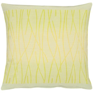 Dekokissen APELT 7902 Loft Gold Dekokissen_Sitzkissen_Kissenhüllen Gr. B/L: 45 cm x 45 cm, 1 St., Polyester, grün (grün, gemustert) Dekokissen gemustert Kopfkissen Kissenhülle mit Füllung, 1 Stück