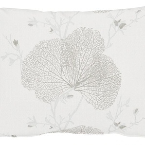 Dekokissen APELT 7903 Loft Meta Dekokissen_Sitzkissen_Kissenhüllen Gr. B/L: 45 cm x 45 cm, 1 St., Polyester-Kunstfaser, bunt (weiß, silberfarben, gemustert) Dekokissen gemustert Kopfkissen Kissenhülle mit Füllung, 1 Stück