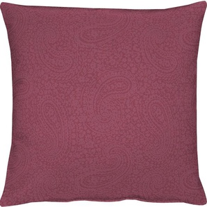 Dekokissen APELT 7907 Uni Paisley Dekokissen_Sitzkissen_Kissenhüllen Gr. B/L: 48 cm x 48 cm, 1 St., lila (mauve, unifarben) Dekokissen uni Kissenhülle mit Füllung, 1 Stück