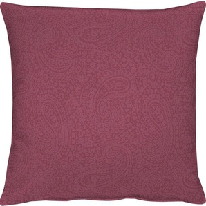 Dekokissen APELT 7907 Uni Paisley Dekokissen_Sitzkissen_Kissenhüllen Gr. B/L: 48 cm x 48 cm, 1 St., Polyester-Kunstfaser, lila (mauve, unifarben) Dekokissen uni Kopfkissen Kissenhülle mit Füllung, 1 Stück