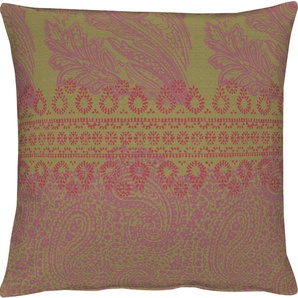 Dekokissen APELT 7908 Paisley Dekokissen_Sitzkissen_Kissenhüllen Gr. B/L: 46 cm x 46 cm, 1 St., bunt (grün, beere, gemustert) Dekokissen gemustert Kissenhülle ohne Füllung, 1 Stück