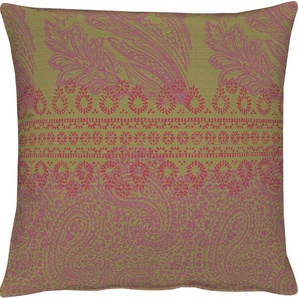Dekokissen APELT 7908 Paisley Dekokissen_Sitzkissen_Kissenhüllen Gr. B/L: 46 cm x 46 cm, 1 St., Polyester-Kunstfaser, bunt (grün, beere, gemustert) Dekokissen gemustert Kopfkissen Kissenhülle ohne Füllung, 1 Stück