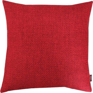 Dekokissen APELT ANCONA Dekokissen_Sitzkissen_Kissenhüllen Gr. B/L: 69 cm x 69 cm, 1 St., rot (rot, unifarben) Dekokissen uni Kissenhülle mit Füllung, 1 Stück