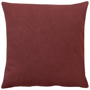 Dekokissen APELT Aspen Dekokissen_Sitzkissen_Kissenhüllen Gr. B/L: 45 cm x 45 cm, 1 St., Polyester, lila (brombeer, unifarben) Dekokissen uni Kopfkissen Kissenhülle mit Füllung, 1 Stück