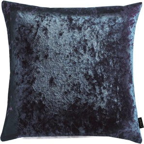 Dekokissen APELT Aurelia Dekokissen_Sitzkissen_Kissenhüllen Gr. B/L: 45 cm x 45 cm, 1 St., blau (blau, unifarben) Dekokissen uni Kissenhülle mit Füllung, 1 Stück