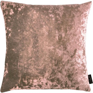 Dekokissen APELT Aurelia Dekokissen_Sitzkissen_Kissenhüllen Gr. B/L: 45 cm x 45 cm, 1 St., rosa (rose, unifarben) Dekokissen uni Kissenhülle mit Füllung, 1 Stück