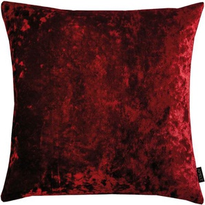 Dekokissen APELT Aurelia Dekokissen_Sitzkissen_Kissenhüllen Gr. B/L: 45 cm x 45 cm, 1 St., rot (rot, unifarben) Dekokissen uni Kissenhülle mit Füllung, 1 Stück