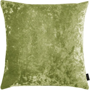 Dekokissen APELT Aurelia Dekokissen_Sitzkissen_Kissenhüllen Gr. B/L: 65 cm x 65 cm, 1 St., Polyester, grün (grün, unifarben) Dekokissen uni Kopfkissen Kissenhülle mit Füllung, 1 Stück