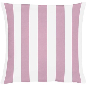 Dekokissen APELT Delfi Dekokissen_Sitzkissen_Kissenhüllen Gr. B/L: 39 cm x 39 cm, 1 St., Polyester, rosa (weiß, rosé, gestreift) Dekokissen gemustert Kopfkissen Kissenhülle mit Füllung, 1 Stück