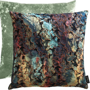 Dekokissen APELT Desire Dekokissen_Sitzkissen_Kissenhüllen Gr. B/L: 45 cm x 45 cm, 1 St., Polyester, bunt (bunt, türkis, gemustert) Dekokissen gemustert Kopfkissen Wendekissenhülle mit Füllung, 1 Stück
