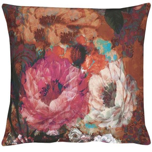 Dekokissen APELT Felicita Dekokissen_Sitzkissen_Kissenhüllen Gr. B/L: 46 cm x 46 cm, 1 St., Polyester, rot (rot, bedruckt) Dekokissen gemustert Kopfkissen Kissenhülle ohne Füllung, 1 Stück