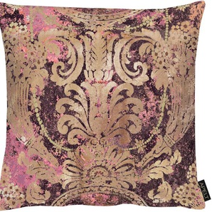 Dekokissen APELT Florence Dekokissen_Sitzkissen_Kissenhüllen Gr. B/L: 45 cm x 45 cm, 1 St., Polyester, rot (bordeaux, ornamente) Deko-Kissen Dekokissen gemustert Kopfkissen Kissenhülle mit Füllung, 1 Stück