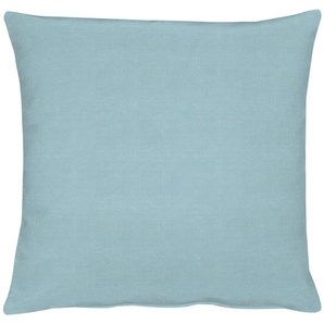 Dekokissen APELT Imperial Dekokissen_Sitzkissen_Kissenhüllen Gr. B/L: 45 cm x 45 cm, 1 St., Seide, blau (blau, unifarben) Dekokissen uni Kopfkissen Kissenhülle mit Füllung, 1 Stück