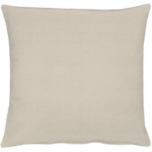 Dekokissen APELT Imperial Dekokissen_Sitzkissen_Kissenhüllen Gr. B/L: 45 cm x 45 cm, 1 St., Seide, grau (taupe, unifarben) Dekokissen uni Kopfkissen Kissenhülle mit Füllung, 1 Stück