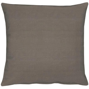 Dekokissen APELT Imperial Dekokissen_Sitzkissen_Kissenhüllen Gr. B/L: 45 cm x 45 cm, 1 St., Seide, schwarz (schwarz, unifarben) Dekokissen uni Kopfkissen Kissenhülle mit Füllung, 1 Stück