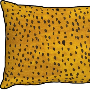 Dekokissen APELT Jimmy Dekokissen_Sitzkissen_Kissenhüllen Gr. B/L: 35 cm x 45 cm, 1 St., braun (braun, schwarz) Dekokissen