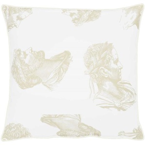 Dekokissen APELT Jupiter Dekokissen_Sitzkissen_Kissenhüllen Gr. B/L: 58 cm x 58 cm, 1 St., beige (natur, bedruckt) Dekokissen gemustert Kissenhülle mit Füllung, 1 Stück