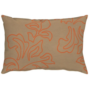 Dekokissen APELT Monsun Dekokissen_Sitzkissen_Kissenhüllen Gr. B/L: 40 cm x 60 cm, 1 St., Polyester-Kunstfaser, orange (orange, ornamente) Dekokissen gemustert Kopfkissen Kissenhülle mit Füllung, 1 Stück