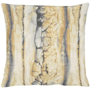 Dekokissen APELT Opal Dekokissen_Sitzkissen_Kissenhüllen Gr. B/L: 59 cm x 59 cm, 1 St., Polyester, beige (natur, bedruckt) Dekokissen gemustert Kopfkissen Kissenhülle ohne Füllung, 1 Stück