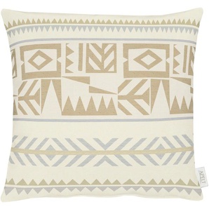 Dekokissen APELT Roxanne Dekokissen_Sitzkissen_Kissenhüllen Gr. B/L: 45 cm x 45 cm, 1 St., beige (beige, ethnomuster) Dekokissen gemustert Kissenhülle mit Füllung, 1 Stück