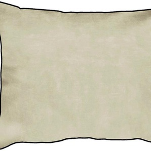 Dekokissen APELT Ruby Dekokissen_Sitzkissen_Kissenhüllen Gr. B/L: 45 cm x 45 cm, 1 St., beige (beige, unifarben) Dekokissen uni Kissenhülle mit Füllung, 1 Stück
