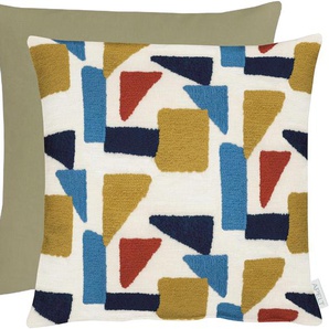 Dekokissen APELT Tablo Dekokissen_Sitzkissen_Kissenhüllen Gr. B/L: 45 cm x 45 cm, 1 St., Baumwolle-Polyester, bunt (bunt, gemustert) Dekokissen gemustert Wendekissenhülle mit Füllung, 1 Stück