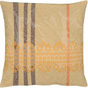 Dekokissen APELT Tudor Dekokissen_Sitzkissen_Kissenhüllen Gr. B/L: 48 cm x 48 cm, 1 St., Polyester-Kunstfaser, beige (beige, gemustert, ornamente) Dekokissen gemustert Kopfkissen Kissenhülle mit Füllung, 1 Stück