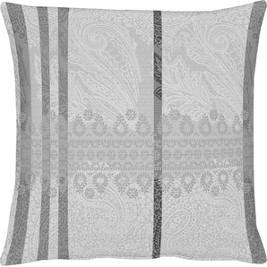 Dekokissen APELT Tudor Dekokissen_Sitzkissen_Kissenhüllen Gr. B/L: 59 cm x 59 cm, 1 St., Polyester-Kunstfaser, grau (grau, gestreift, gemustert, ornamente) Dekokissen gemustert Kopfkissen Kissenhülle ohne Füllung, 1 Stück