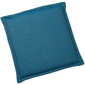 Dekokissen BEST Happy-Line Dekokissen_Sitzkissen_Kissenhüllen Gr. B/L: 46 cm x 46 cm, 1 St., blau (dunkelblau, unifarben) Dekokissen uni