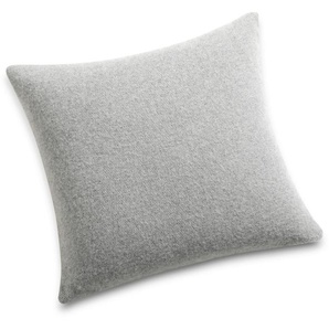 Dekokissen BIEDERLACK Cashmere Dekokissen_Sitzkissen_Kissenhüllen Gr. B/L: 40 cm x 40 cm, 1 St., Wolle-Kaschmir, grau (grau, unifarben) Dekokissen uni Kissenhülle ohne Füllung, 1 Stück 40 x cm