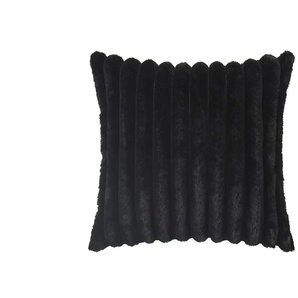 Dekokissen COMO - schwarz - Materialmix - 45 cm | Möbel Kraft