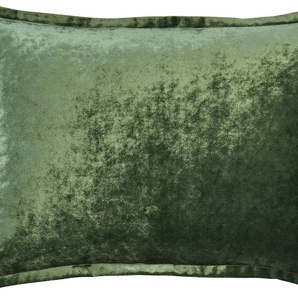 Dekokissen DONE. Glam Dekokissen_Sitzkissen_Kissenhüllen Gr. B/L: 40 cm x 60 cm, 1 St., grün (khaki, unifarben) Dekokissen uni unifarben, Reißverschluss, Kissenhüle ohne Füllung, 1 Stück