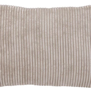 Dekokissen DONE. Zoom Dekokissen_Sitzkissen_Kissenhüllen Gr. B/L: 40 cm x 60 cm, 1 St., Mischgewebe, grau (taupe) Dekokissen Kissenhülle aus modernem Kordstoff