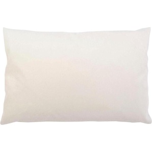 Dekokissen GÖZZE Duval Dekokissen_Sitzkissen_Kissenhüllen Gr. B/L: 60 cm x 40 cm, 2 St., Polyester, weiß (weiß, unifarben) Dekokissen uni Kissenbezüge mit Reißverschluss, Kissenhüle ohne Füllung, 2 Stück