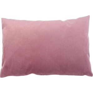 Dekokissen GÖZZE Duval Dekokissen_Sitzkissen_Kissenhüllen Gr. B/L: 60 cm x 40 cm, 2 St., rosa (altrosa, unifarben) Dekokissen uni mit Reißverschluss, Kissenhüle ohne Füllung, 2 Stück