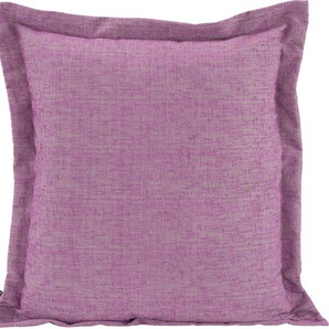Dekokissen H.O.C.K. Addicted Dekokissen_Sitzkissen_Kissenhüllen Gr. B/L: 60 cm x 60 cm, 1 St., rosa (fuchsia, altrosé, rosa, jaquard, struktur, unifarben) Dekokissen uni mit hübschem Stehsaum, Kissenhülle Füllung, 1 Stück