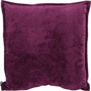 Dekokissen H.O.C.K. Bizantina Dekokissen_Sitzkissen_Kissenhüllen Gr. B/L: 60 cm x 60 cm, 1 St., lila (aubergine, lila, unifarben) Dekokissen uni mit spürbar weicher Oberfläche, Kissenhülle Füllung, 1 Stück