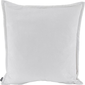 Dekokissen H.O.C.K. Bizantina Dekokissen_Sitzkissen_Kissenhüllen Gr. B/L: 60 cm x 60 cm, 1 St., weiß (ecru, weiß, white, unifarben) Dekokissen uni mit spürbar weicher Oberfläche, Kissenhülle Füllung, 1 Stück
