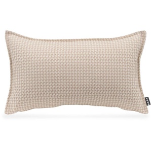 Dekokissen H.O.C.K. Bobo Dekokissen_Sitzkissen_Kissenhüllen Gr. B/L: 30 cm x 50 cm, 1 St., beige (beige, taupe, gemustert, jaquard, struktur) Dekokissen gemustert mit Jaquard-Struktur, Kissenhülle Füllung, 1 Stück