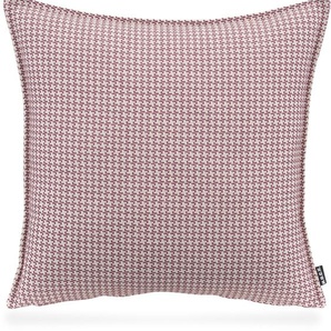 Dekokissen H.O.C.K. Bobo Dekokissen_Sitzkissen_Kissenhüllen Gr. B/L: 50 cm x 50 cm, 1 St., Baumwolle-Polyester, lila (lila, gemustert, jaquard, struktur) Dekokissen gemustert mit Jaquard-Struktur, Kissenhülle Füllung, 1 Stück