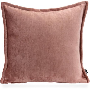 Dekokissen H.O.C.K. Bonanza Dekokissen_Sitzkissen_Kissenhüllen Gr. B/L: 50 cm x 50 cm, 1 St., rosa (rosa, unifarben) Dekokissen uni